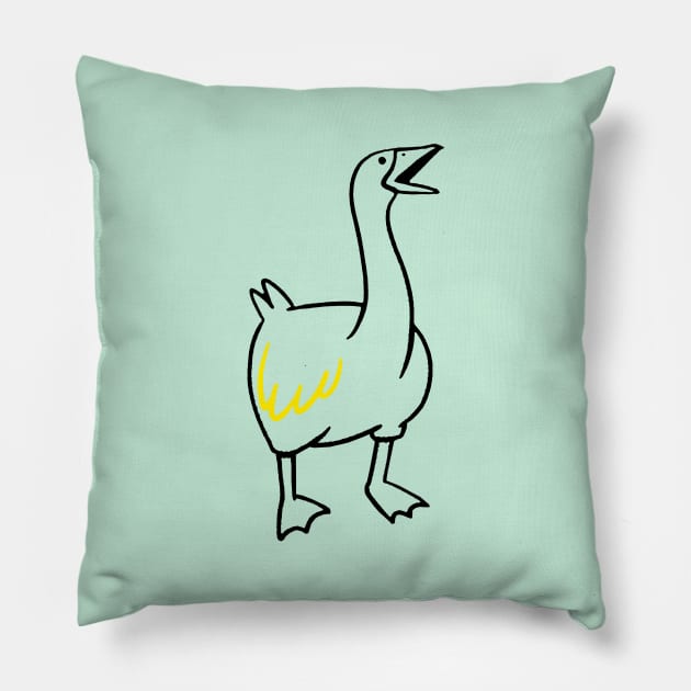 House House Honk Merch Pillow by hasana