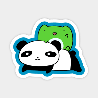 Frog and Panda Magnet