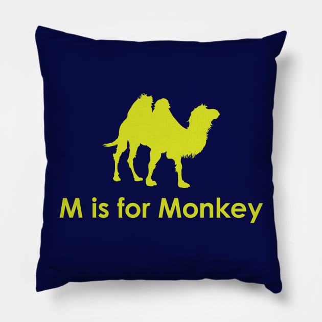 M is for Monkey Pillow by welikestuff