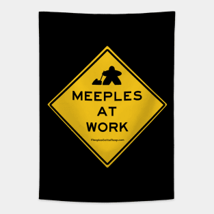 Meeples at Work Tapestry