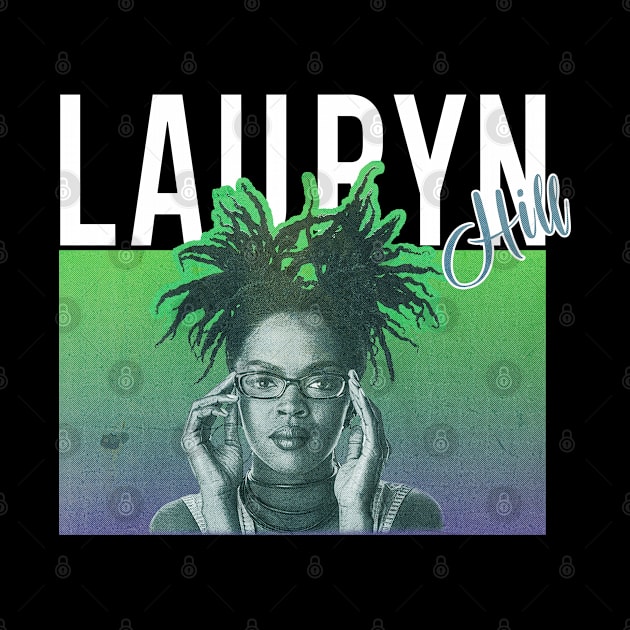 Vintage Bootleg Lauryn Hill - Halftone by Skate Merch