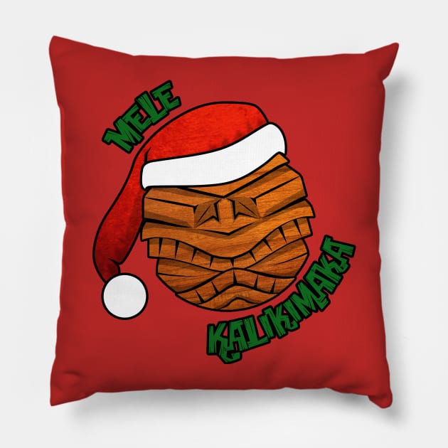 Mele Kalikimaka Pillow by jbensch