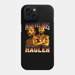 Marvelous Marvin Hagler Boxing Legend Signature Vintage Retro 80s 90s Bootleg Rap Style Phone Case