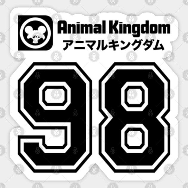 Animal Kingdom 98 Black Disney Animal Kingdom Sticker Teepublic