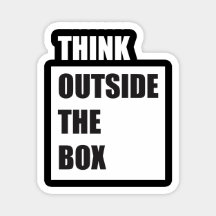 think outside the box Magnet