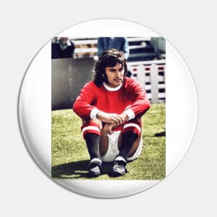 Simply George Best Pin