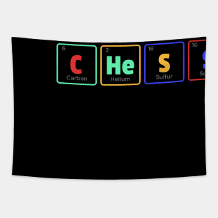 Chess Periodic Table Tapestry