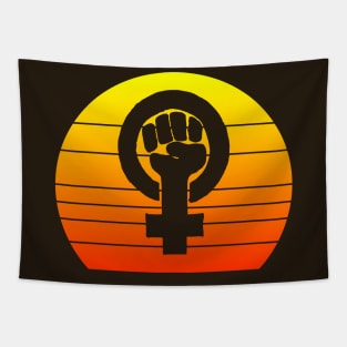 Woman power symbol Tapestry