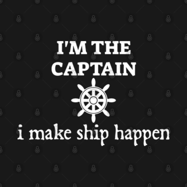 I'm the captain I make ship happen by  hal mafhoum?