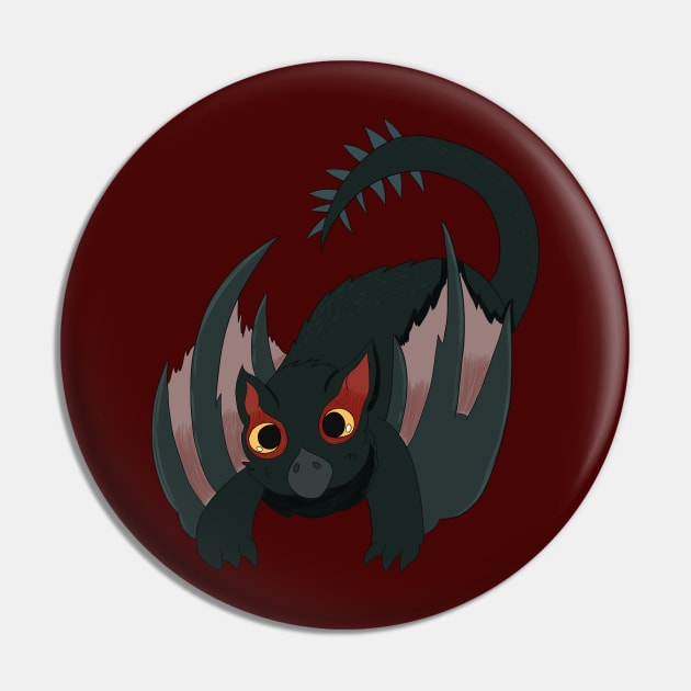 Monster Hunter- Cute Nargacuga Pin by Bestiary Artistry