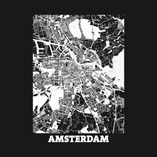 Amsterdam Map T-Shirt