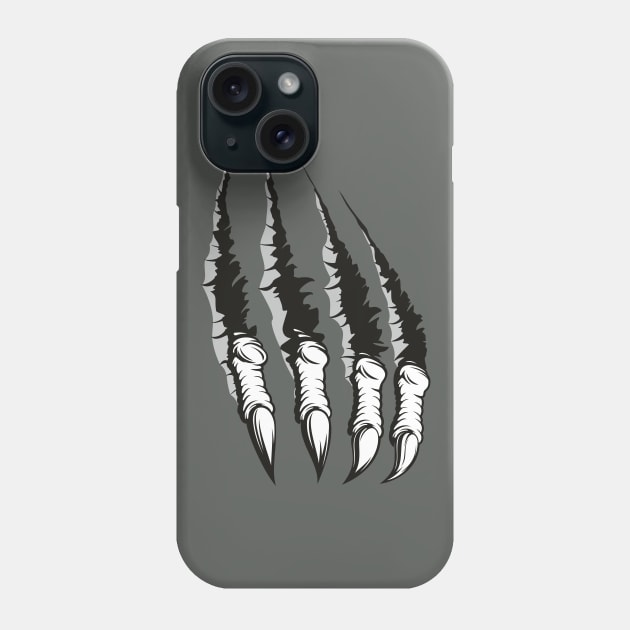 3D Scratch Marks Phone Case by NewWorldIsHere