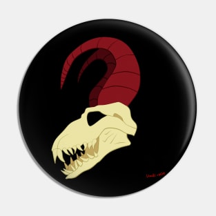 Hellhound Skull Pin