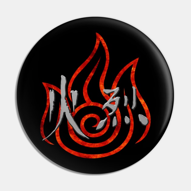 Firebending Pin by Colossal