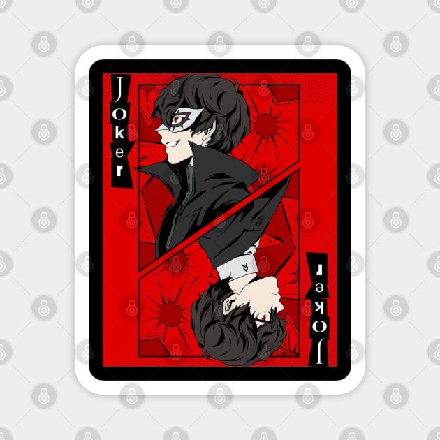 Joker Card Magnet by GraphicTeeShop