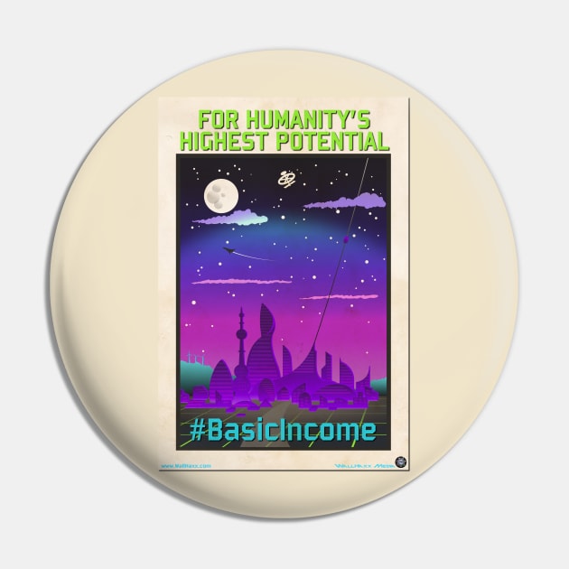 Basic Income for human progress Pin by WallHaxx