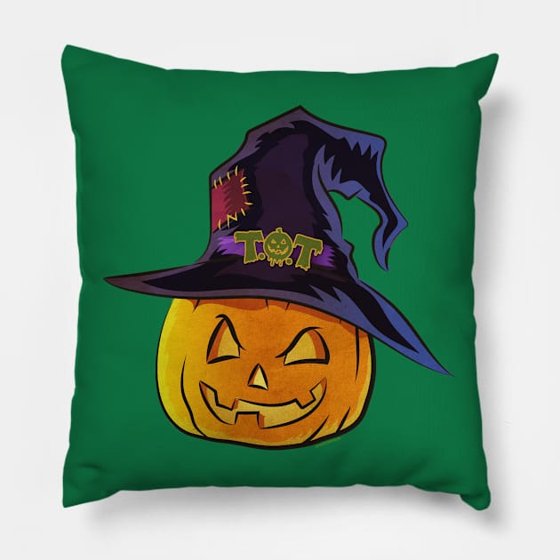 Trick Or Treat Pumpkin Pillow by zerostreet