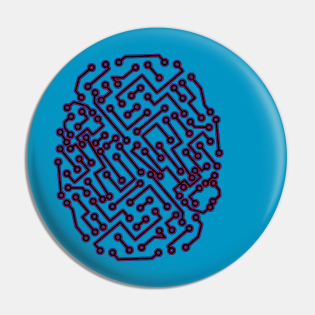 Finger Print Pin by whatwemade