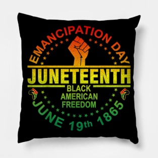 Juneteenth African American Freedom Black Men Women Boy Girl Pillow