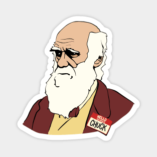 Funny Charles Darwin Evolutionary Scientist Graphic Magnet