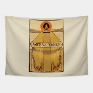 Golden Angel - Votes For Women Tapestry