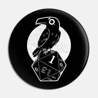 Critical Crow - Cute RPG Gift Pin