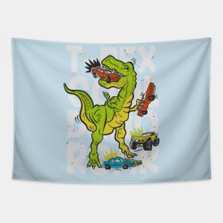 T-Rex Cool Dino Roar Tapestry