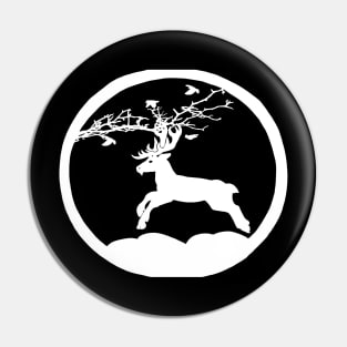 Running deer Pin