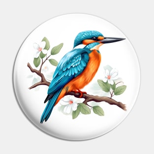 Kingfisher Pin