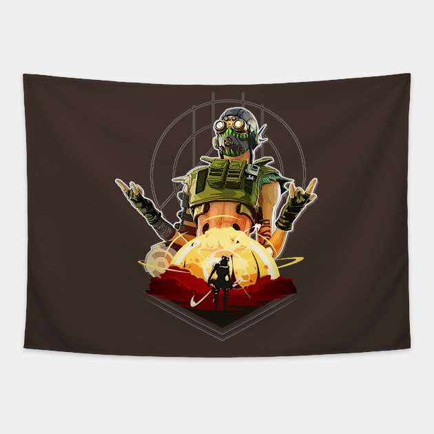 Apex Legends Octane Explosion- Awesome gift idea for gamers Tapestry by LucioDarkTees