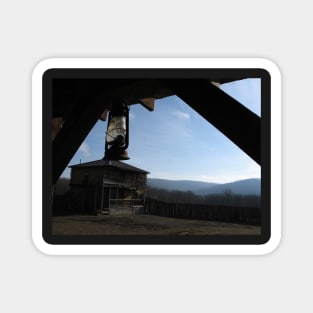 Bunkhouse Lantern Photo Magnet