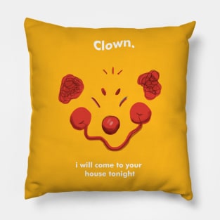 Halloween Clown Pillow