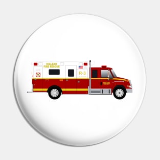 Hialeah Fire Rescue Ambulance Pin