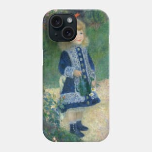 Auguste Renoir A Girl with a Watering Can 1876 Painting Phone Case