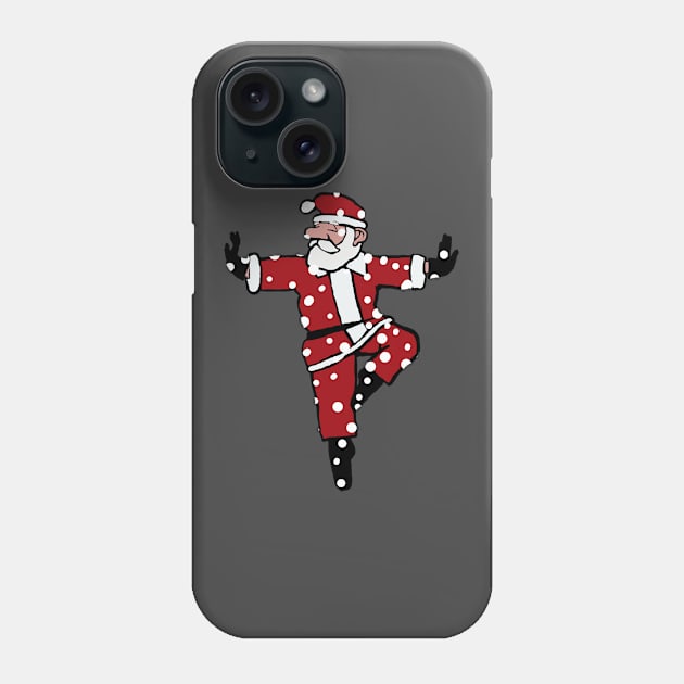 Dancing Santa 3 Phone Case by DaJellah