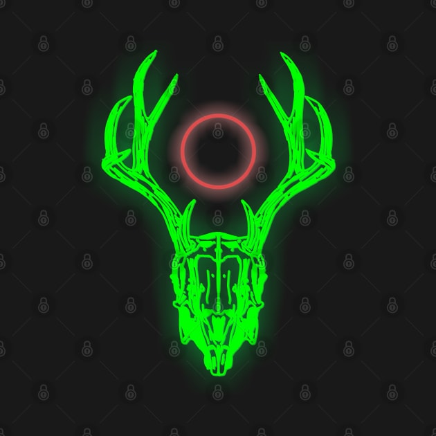 Neon Skull by AdiDsgn