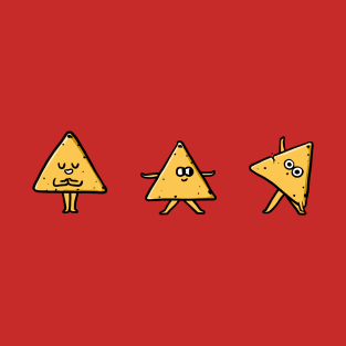 Tortilla Chip Triangle Pose T-Shirt