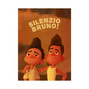 Silenzio Bruno! (Luca and Alberto) - Luca Movie T-Shirt