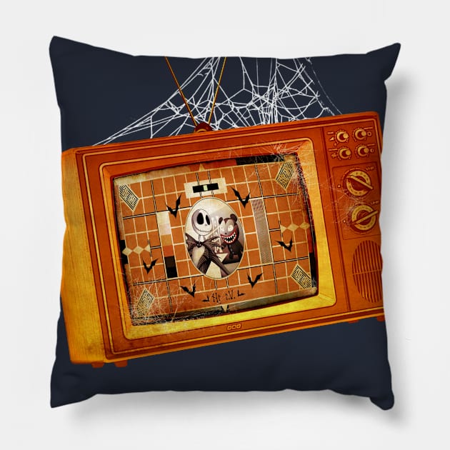 Jack & Teddy Pillow by outlawalien