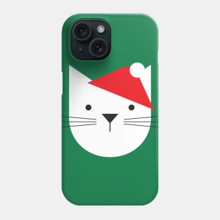 Santa Cat With Beard Phone Case