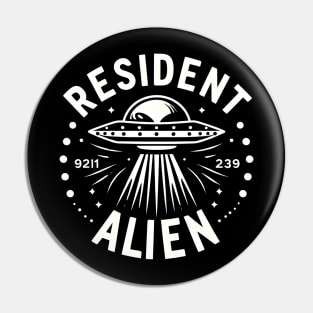 Resident Alien UFO Pin