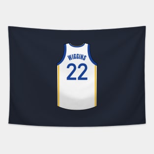 Andrew Wiggins Golden State Jersey White 2024 Qiangy Tapestry