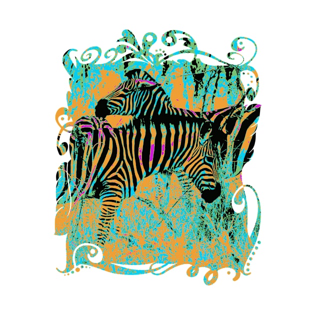 Crazy zebra by LebensART