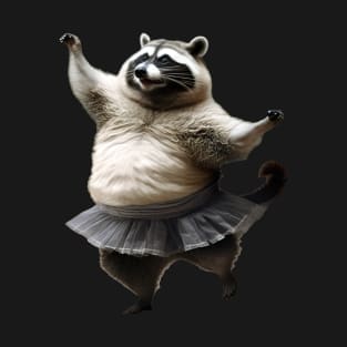 Lil chubby raccoonie ballet dance T-Shirt