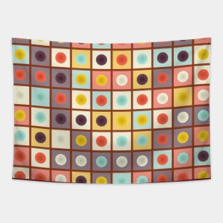 Spotted geometric pattern Tapestry