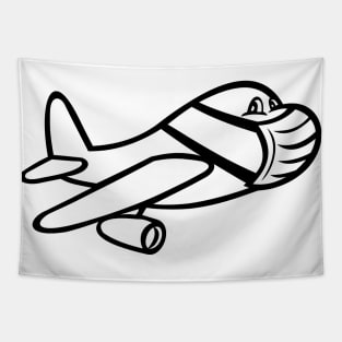 Ilustration Airplane Tapestry