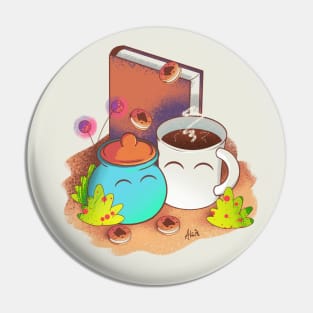 Coffee and cookies Pin