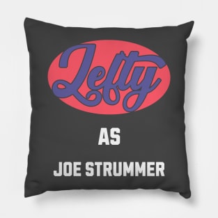 Lefty As Joe Strummer Pillow