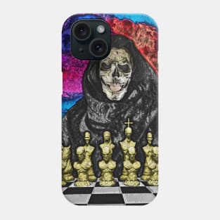 Death plays chess Phone Case