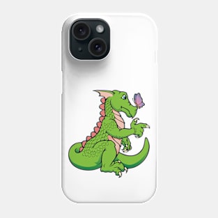 Vincent, the Friendly Dragon Phone Case